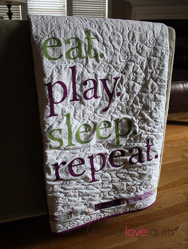 baby life quilt_words