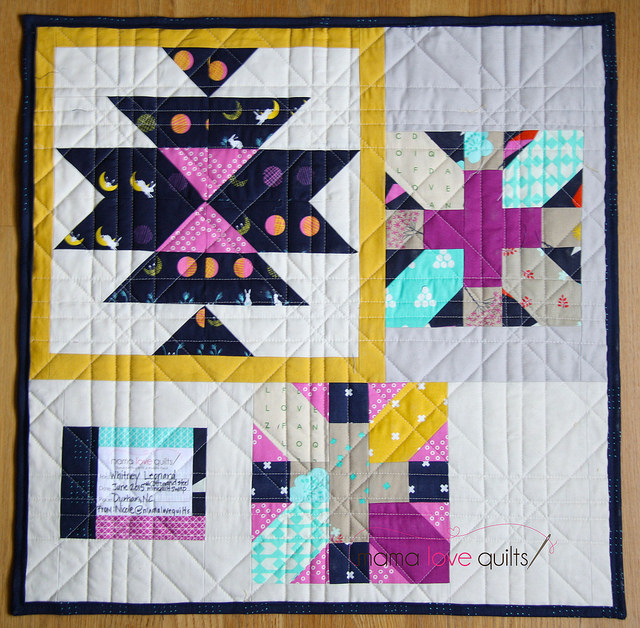 Cotton and Steel Japanese X and + mini quilt_BACK