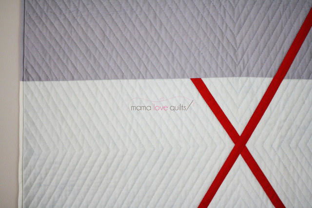 Red X Modern Quilt_3