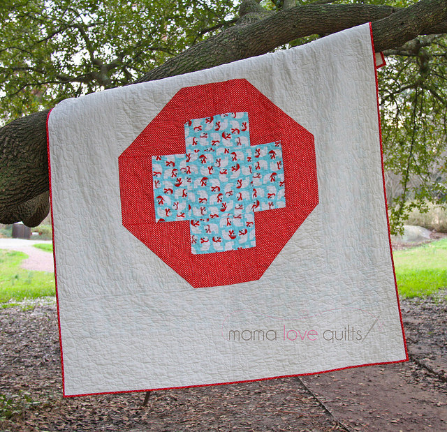 Modern Cross Quilt_front