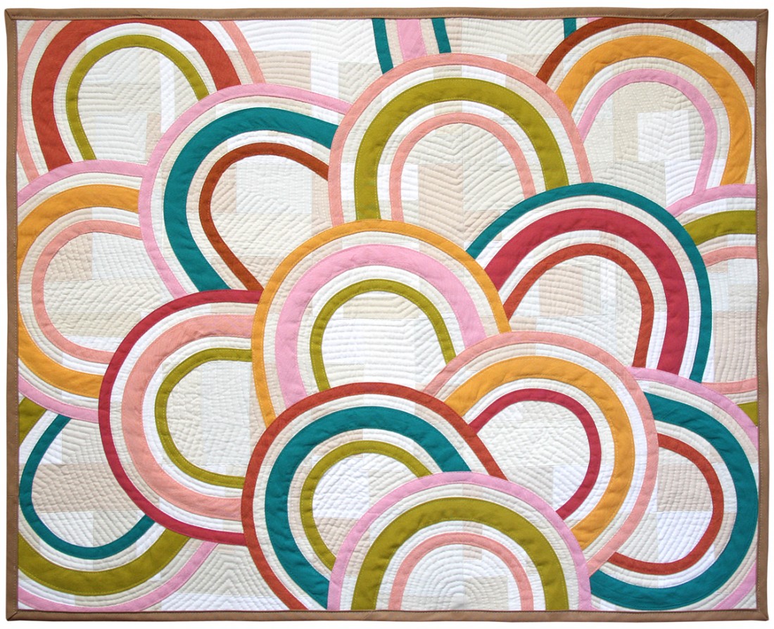 Lucky Arches Modern Quilt by Nicole Neblett